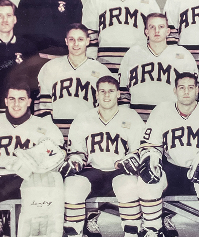 Winer played center on the Army Hockey Team