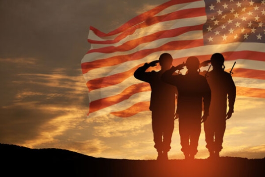 Soldiers Saluting