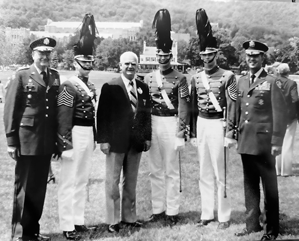 West Point cadets and grads on the Plain