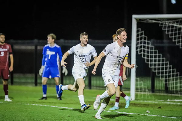 Army Men’s Soccer Beats Rider