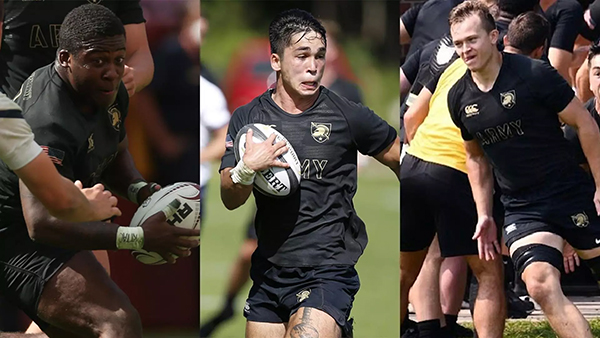 Three From Men’s Rugby Named to USA All-Military Team