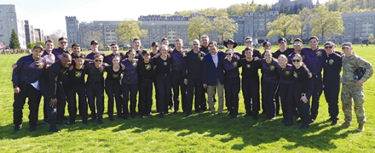 West Point Parachute Team and Supporters