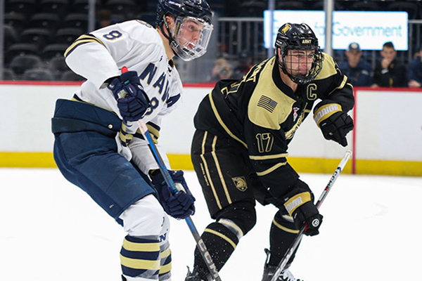 Army Hockey Crushes Navy at Capital One Classic