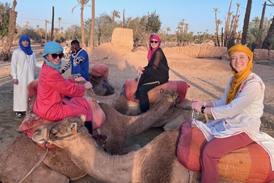 Model UN Team in Marrakesh, Morocco